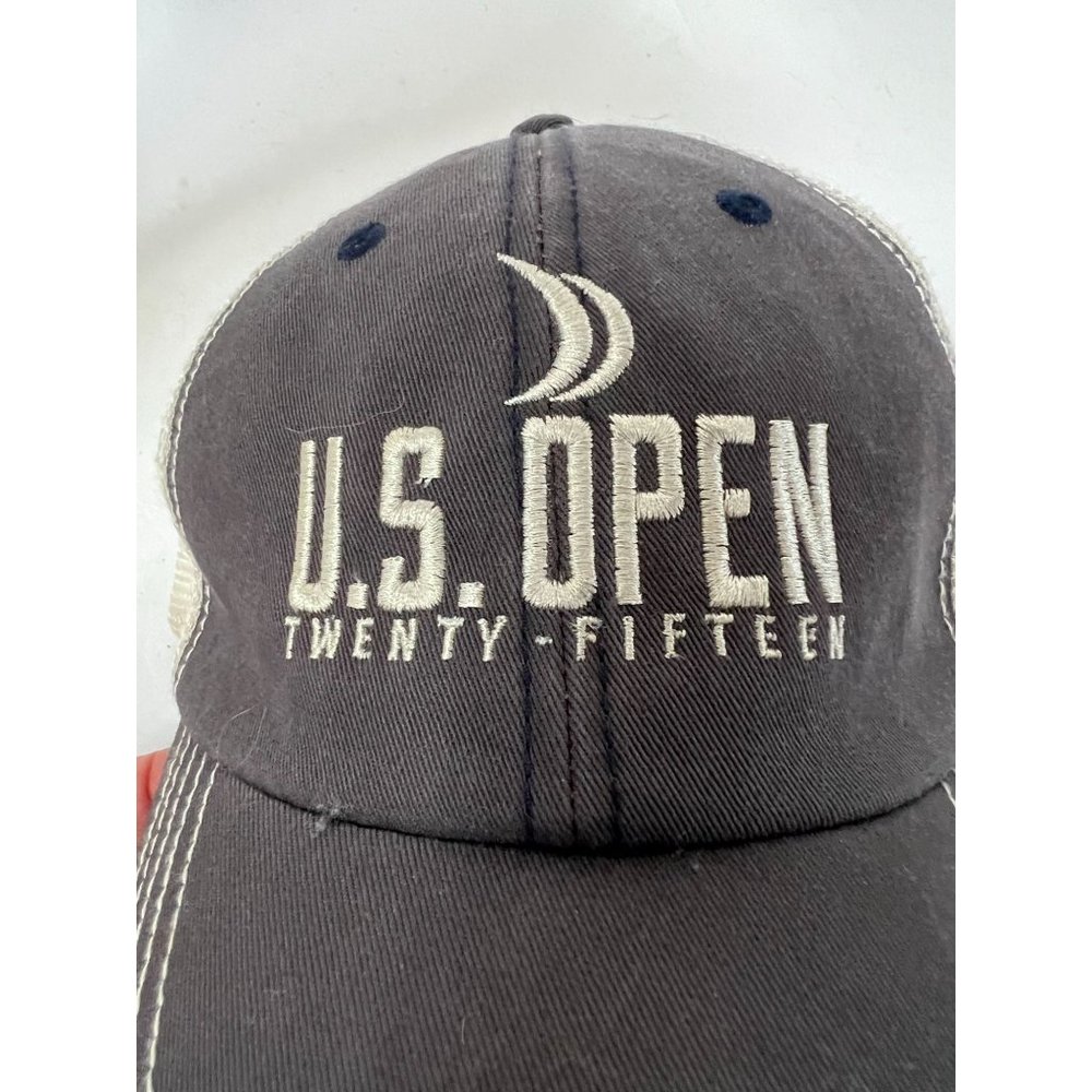 Garb US Open 2015 Trucker Cap  Kids Grey, White   Cotton
